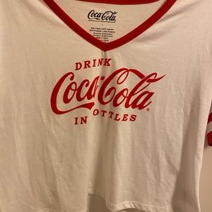 Coca-Cola White Short Sleeve Shirt